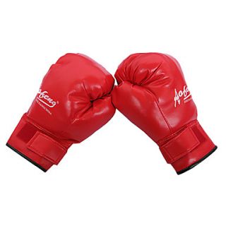 Leather Full Finger Wearable Boxing Gloves (Average Size)