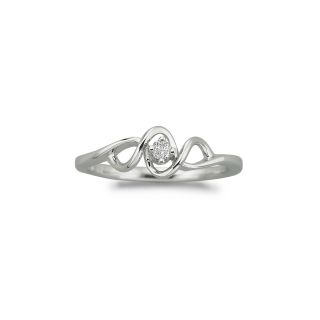 Diamond Accent Promise Ring Sterling Silver, Womens