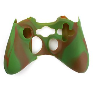 Protective Dual Color Silicone Case for Xbox 360 Controller (Brown and Green)