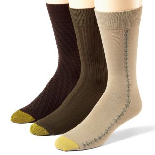 Gold Toe 3 pk. Rayon Socks, Black, Mens