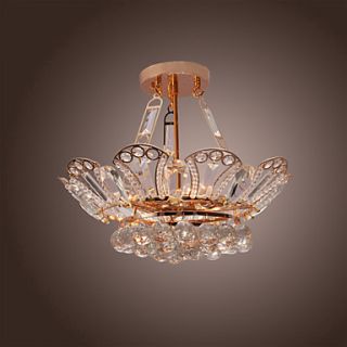 Luxuriant Crystal Pendant Lights with 4 Lights