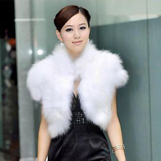 Sleeveless Standing Collar Party Faux Fur Vest(More Colors)