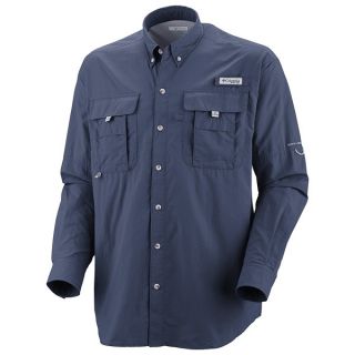 Columbia Sportswear Backcountry Bahama II PFG Fishing Shirt   Long Sleeve (For Men)   NIGHT TIDE (S )