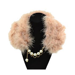 Gorgeous Alloy With Pearl/Fur Womens Necklace