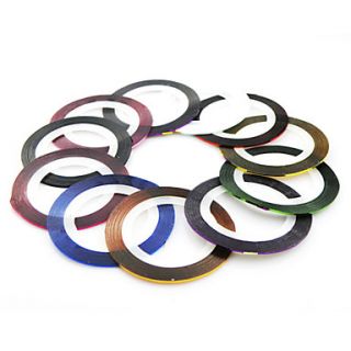 1 pcs Rolls Tape Line Strips Nail Decoration Sticker(11 Colors To Choose)