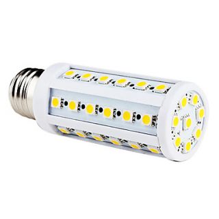 E27 9W 44x5050 SMD 650 700LM 3000 3500K Warm White Light LED Corn Bulb (220 240V)