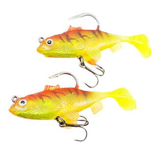 80MM 16G Soft Fishing Lure (2 Pcs/Packed)