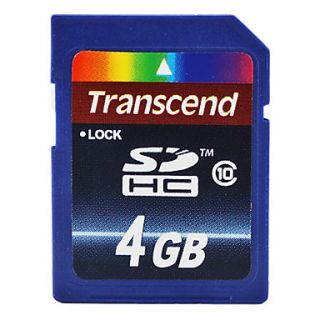 4GB Transcend Class 10 SD/TF SDHC Flash Memory Card