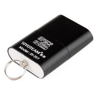 Siyoteam Mini USB 2.0 480Mbps Card Reader for MicroSD TF Card