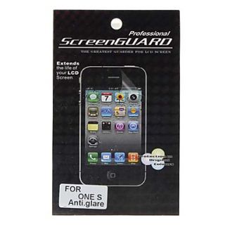 Anti Glare LCD Screen Protector for HTC ONE S (Transparent)