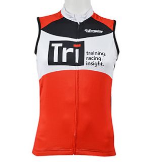 Kooplus 100% Polyester Cycling Vest (Red)