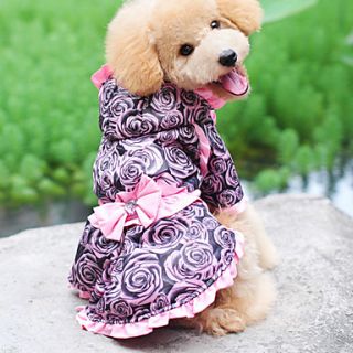 Graceful Rose Style Hoodie Dresses for Dogs (XS XL)