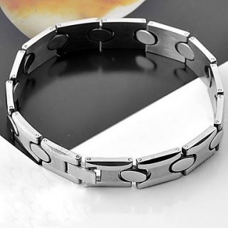H buckle Punk Stainless Steel Bracelet For Man