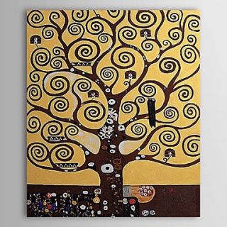 Hand painted Oil Painting Abstract Tree of Life by Gustav Klimt
