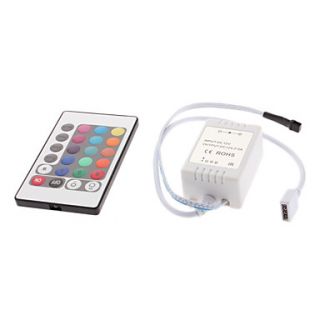 24 Button Remote Controller for RGB LED Strip Lights (12V)