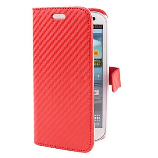 Grass Mat Grain Design PU Leather Case for Samsung Galaxy S3 I9300 (Assorted Colors)