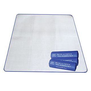 Outdoor Moisture Proof Picnic Blanket Camping Mat Silver (200x150)