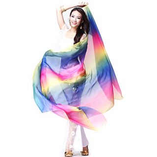Performance Dancewear Colorful Silk Veils for Ladies