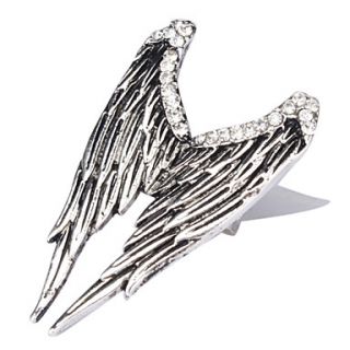 Angels Wing Silver Plate Ring