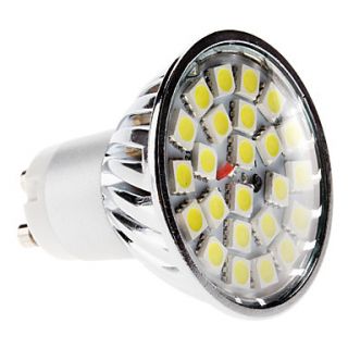 GU10 5W 24x5050 SMD 380 420LM 6000 6500K Natural White Light LED Spot Bulb (220 240V)
