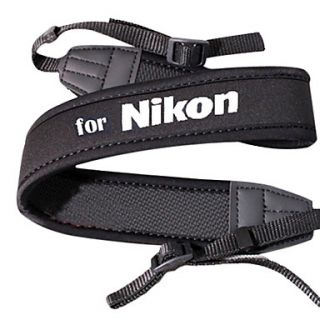 Neoprene Camera Neck Strap For Nikon D5000 D5100 and More