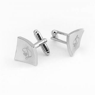 Personalized Cufflinks   Hearts