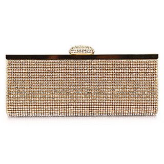 Unique Polyester with Crystals Evening Handbag/Clutches(More Colors)