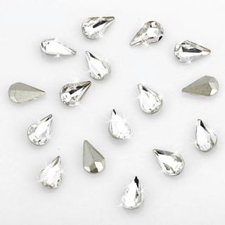 Beautiful Pear Shaped Crystal Diamond Confetti (Set of 50 Pieces)