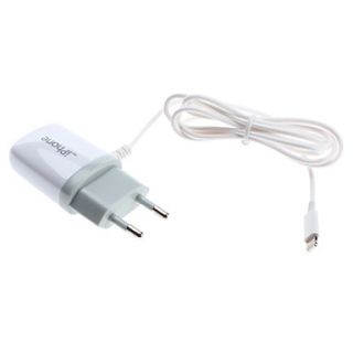 EU Plug Apple 8 Pin Adapter Power Charger for iPhone 5, iPad mini and Others