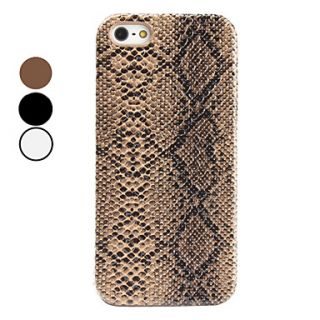 Snakeskin Style Hard Case for iPhone 5/5S (Assorted Colors)