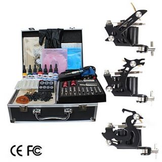 Shader and Liner Tattoo Kit with Aluminum Carrying Case (Limited Special Offer)