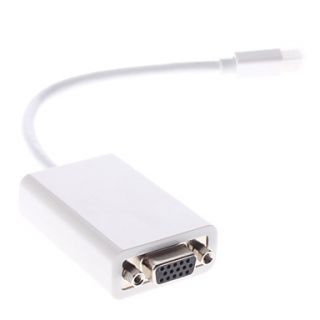 Mini DisplayPort Male to VGA Female Adapter Cable for Apple MacBook