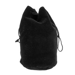 Protective Cotton Flannel Bag for Camera Lens C4 (95160mm, Black)