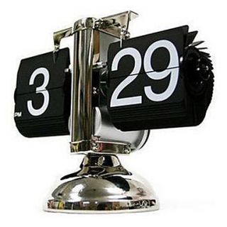 Stylish Page Turning Tabletop Clock