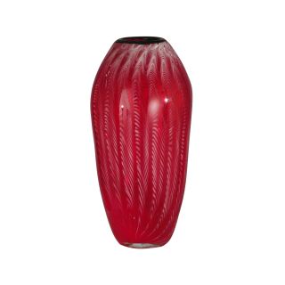 Dale Tiffany Cherry Drop Vase, Red