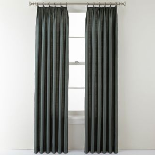 ROYAL VELVET Elegance Pinch Pleat Curtain Panel, Green