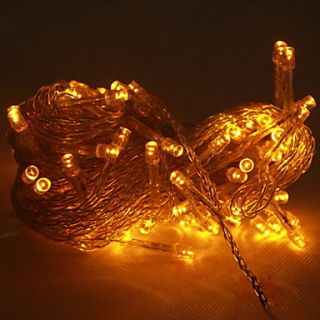 100 Light Yellow LED Wedding Decoration String (10m, 220V)