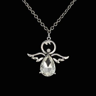 Crystal And Wings Angel Pattern Alloy Necklace(Assorted Colors)
