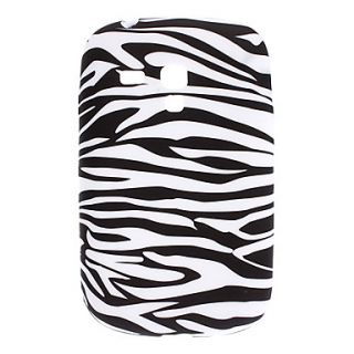 Zebra Stripe Pattern TPU Soft Case for Samsung Galaxy S3 Mini I8910