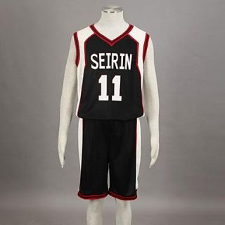 Cosplay Costume Inspired by The Basketball Which Kuroko Plays Kuroko Tetsuya Seirin High School Basketball Team Uniform Black