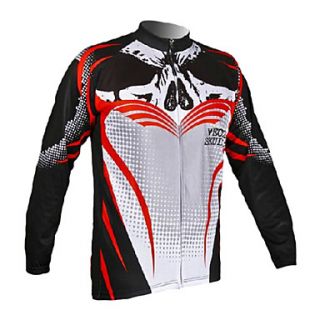 100%PloyesterFleece Fabric Material Long Sleeve Windproof Man Cycling Jacket 47615