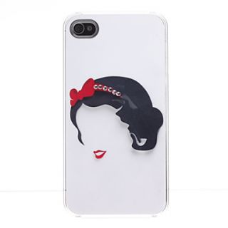 Snow White Pattern Hard Case for iPhone 4/4S