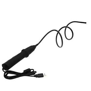 Video Inspection Borescope Endoscope 770mm Flexible Tube with 7mm Waterproof Camera Head