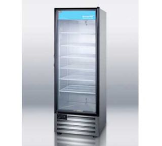 Summit Refrigeration Pharmaceutical Refrigerator w/ Auto Defrost & Glass Door, Stainless, 115v, 17 cu ft