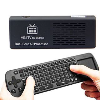 MK808B Android 4.1 Dual Core Mini PC Google TV Player w/ Bluetooth/HDMI/1GB RAM/8GB ROM/TF Air Mouse keyboard