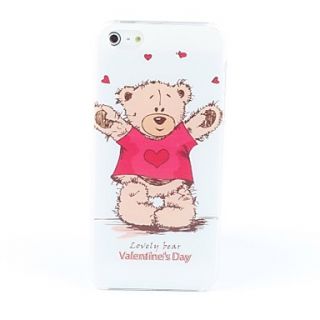 Lovely Bear Pattern Hard Case for iPhone 5/5S