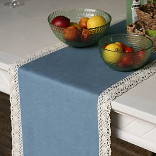 Linen Rayon Table Runner In Different Solid Color
