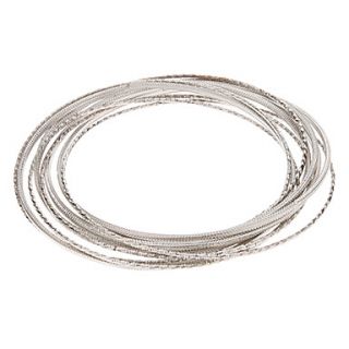 Fashion Metal Loopy Bracelets (Silver)