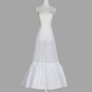 Nylon A Line Gown 2 Tier Floor length Slip Style/Wedding Petticoats