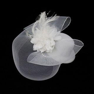 Beautiful Feather/Flannelette With Lace Womens Wedding Fascinators(More Colors)